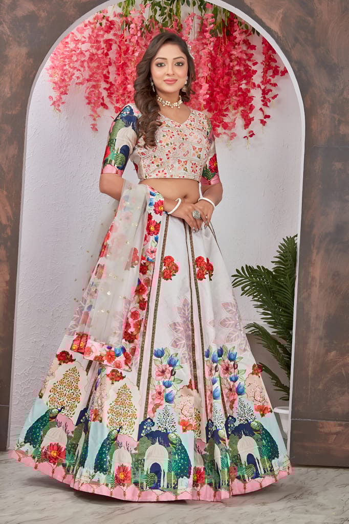 Lehenga Choli Readymade Stitched For Wedding Women Partywear Skirt Ready To Wear