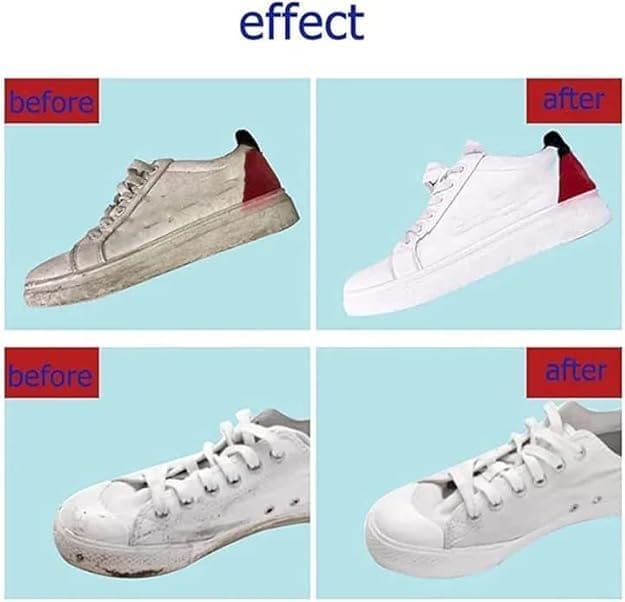 KIT & CO White Shoe Cleaning Cream, White Shoe Cleaning Cream Multipurpose Shoe Cleaner, Effective Dirt Removal Shoe Cleaner for White Shoes Cleaner White Shoe Cleaner