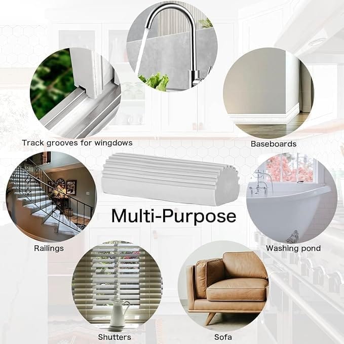 KIT & CO Multifunctional Strong Water Absorption PVA Cleaning Sponge and Rubbing Car Absorbent for Household and Car Cleaning
