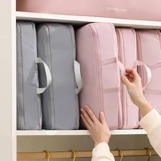 KIT & CO Packing Cubes for Travel - Storage Bag Luggage Packing Organizers - Compression Cubes for Suitcases and Backpacks