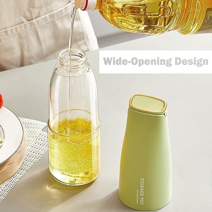 KIT & CO Glass Olive Oil Dispenser Bottle With Silicone Brush 2 In 1,Cute Duck Silicone Measuring Oil Dispenser Bottle for Kitchen Cooking,Frying,Pancake,Air Fryer