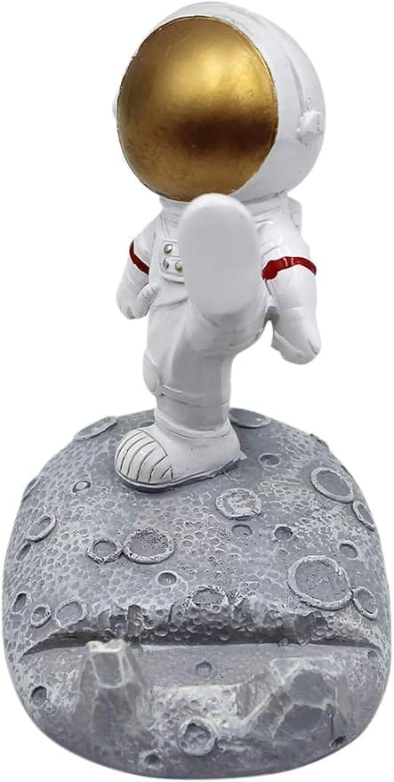 KIT & CO Phone Holder - Spaceman Mobile Phone Stand - Cool Fun 3D Cartoon Design Phone Holder - Cute Funny Smartphone Holder Bracket for Desk Compatible Home Office
