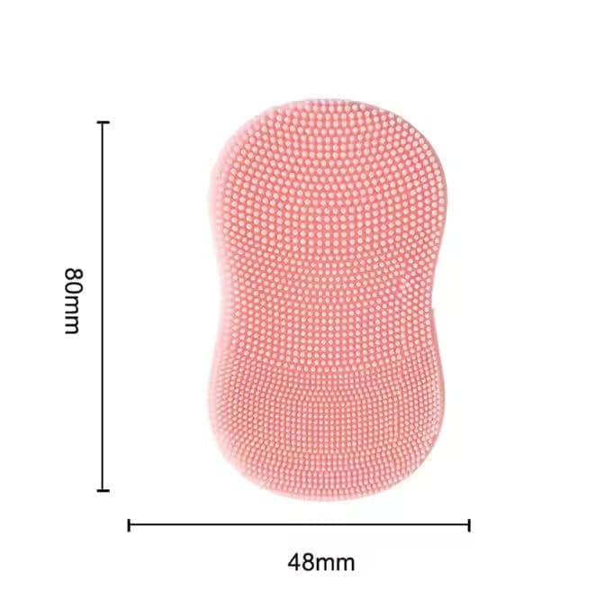 KIT & CO Facial Pore Cleansing Pads | Silicone Face Cleansing Brush Face Scrubbers Soft Exfoliators Cleaning Tool Massage Washing Pore Cleanser Pimples Blackhead Remover Deep Cleans Skin Care pack of-2