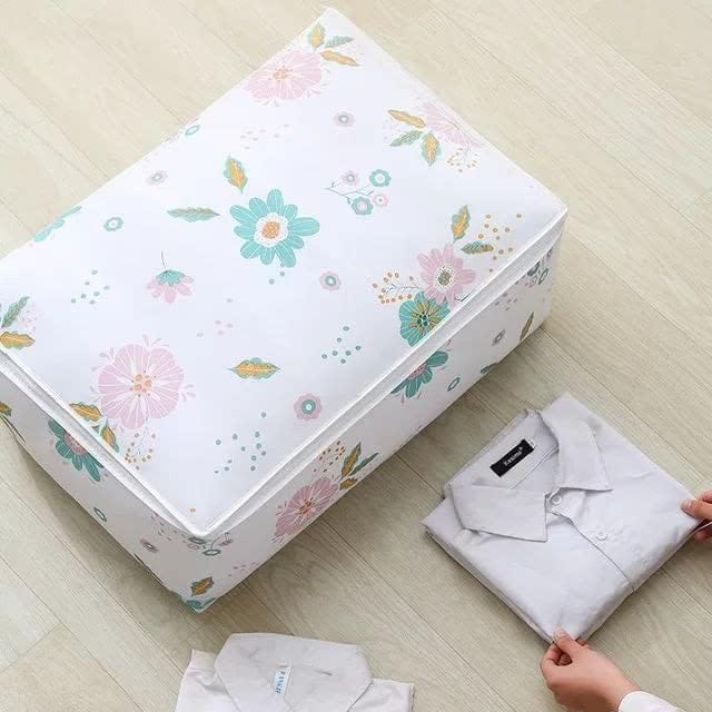 KIT & CO Blanket Storage Organizer, Moisture Proof Mildew Proof Dust Proof Quilt Storage Bags, for Storing Quilts Coats, Jackets Home Use Pillows, Blankets