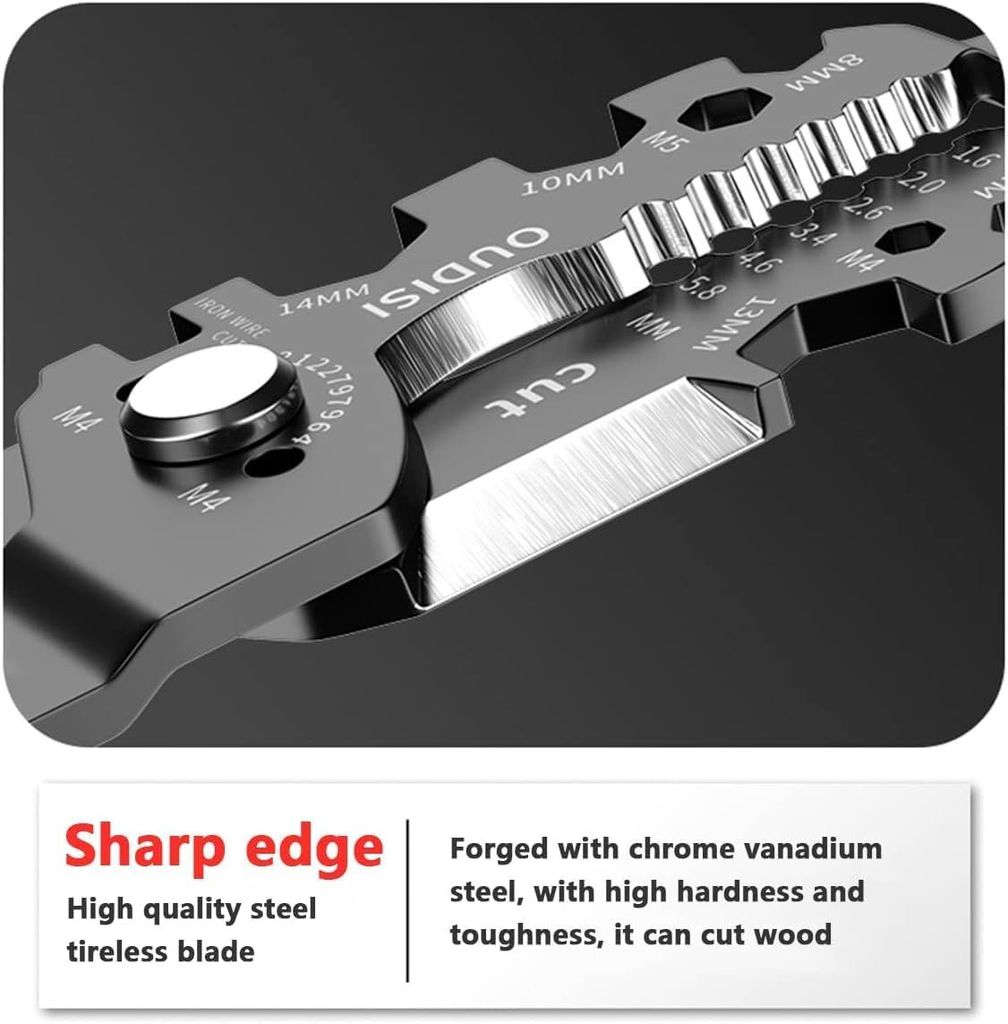 KIT & CO Wire Stripper And Crimping Tool for Electrician, Multifunction Stainless Steel Wire Puller Plier, 6 In 1 Cable Looping, Splitting, Cutting Pliers Electrical Stripping Tool