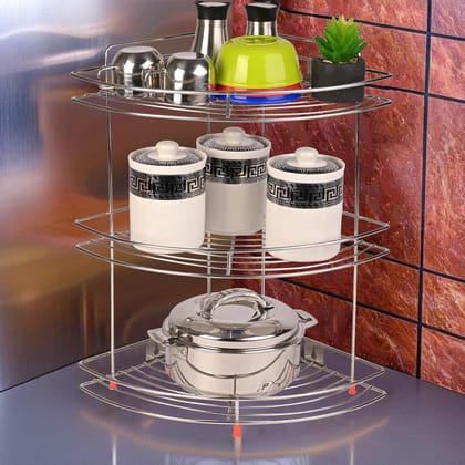 Stainless Steel Storage Rack, Silver (CTKTC1348)