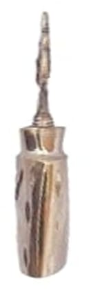 Mii Art brass surmedani with surma use in eye's muckap(size-8cm) pack of 1 pcs.