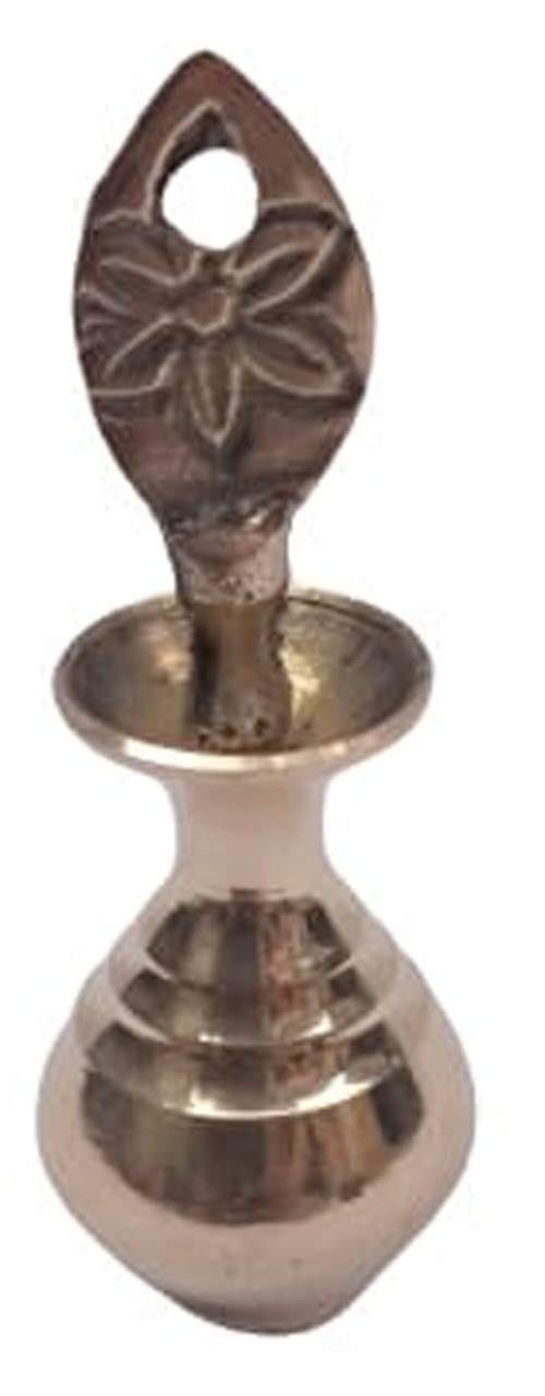 Mii Art brass surmedani with surma use in eye's muckap [size-8cm] 1pes