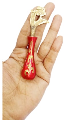 Mii Art brass surmedani with surma use in eye's muckap[size-10cm[1pes