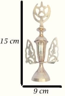 Mii Art brass surmedani with surma use in eye's muckap