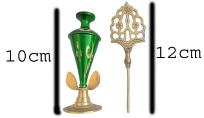 Mii Art brass surmedani with surma use in eye's muckap[size -10-cm]1pes