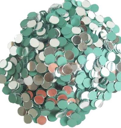 Mii Art Mirror for Art and Craft & Embroidery Work, Aari Work, Lippan Art Mirror Work, Jewellery Making & Hand Embroidery, Shape: Round, Size: 1cm, 200 Pieces with 1 Piece