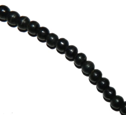 Mii Art Embroidery Material,Beads for Jewelry Making Material,zari Work Beads(Size-7 mm)(Material-Plastic)(Color-black) in 1 Pack 50 gm