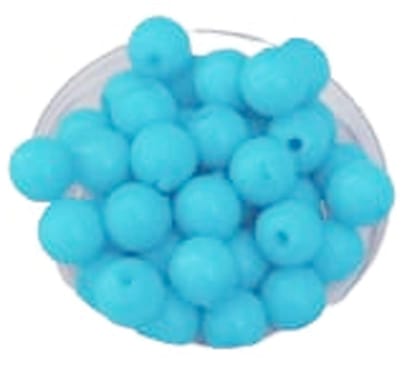 Mii Art Embroidery Material,Beads for Jewelry Making Material,zari Work Beads(Size-5 mm)(Material-Plastic)(Color-Sky Blue) in 1 Pack 50 gm
