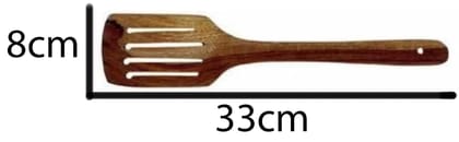 Mii Art Wooden Flip/Spatula/Spoon palta for Cooking & Serving Kitchen Tools palta (size-33cm) Pack of 1pcs.