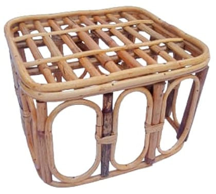 Mii Art Bamboo Small squeare Stool