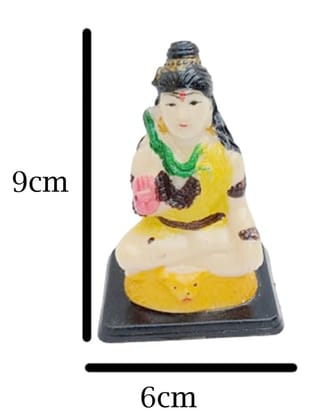 Mii Art Shanker bhagwan/Shiv/mahadev Statue for Pooja Room Home Temple Idol Car Dashboard & Gifting