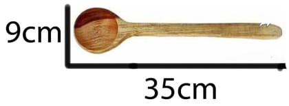 Mii Art Wood Spoon for cooking Size 35 cm Pack of 1 pcs
