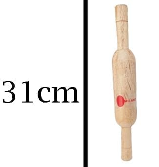 Mii Art Wood Rolling pins,belan,roti Maker(size-31 cm) Pack of 1 pcs.