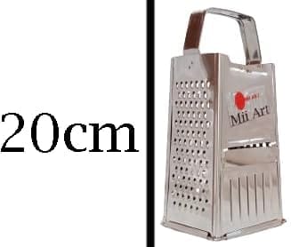 Mii Art Stainless Steel Vegetables Grater Cutter Slicer for Kitchen Tools(size-20cm) Pack of 1pcs.