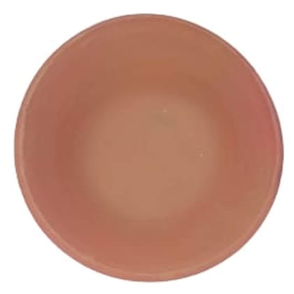 Mii Art Serving Bowl for Serving Curd, Vegetables, Snacks, Soup ,kheer handmade earthen clay terracotta decorative(Material-Soil)(size-21x21 cm,Medium) Pack of 1 Pieces.