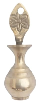 Mii Art brass surmedani with surma use in eye's(size-large)pack of 1 pcs