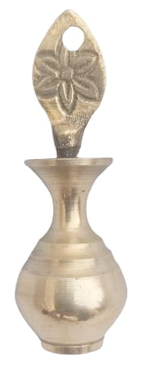 Mii Art brass surmedani with surma use in eye's(size-large)pack of 1 pcs