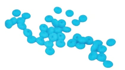 Mii Art Disk Beads for Jewelry Making Material,zari Work Beads(Size-7 mm)(Material-Plastic)1 Pack 50 gm