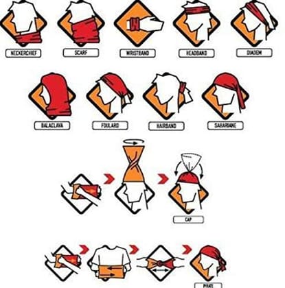 Ultra Stylish Multi-purpose Multifunctional Seamless Wear Unisex Headwear Headband Head Sports Bandana - Assorted Prints