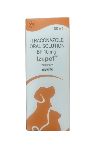 Izopet : Itraconazole Oral Solution 10mg for Dogs and Cats - 100ml