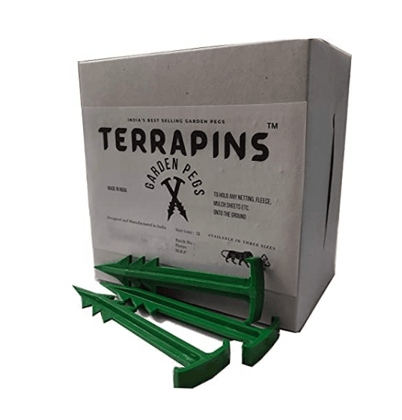 All Purpose Plastic Garden Pegs/Stakes (Multicolor) (100)