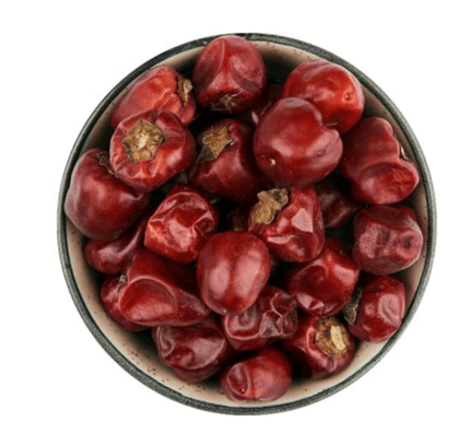 iChillies Dried Red Mundu/Round/Chettinad Chillies (Stemless) (250grams) - Pack of 4