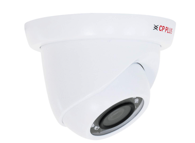 CP PLUS 2.4MP Full HD IR Dome Night Vision Camera, 3.6mm- 1080p CP-UAC-DC24L2-V3