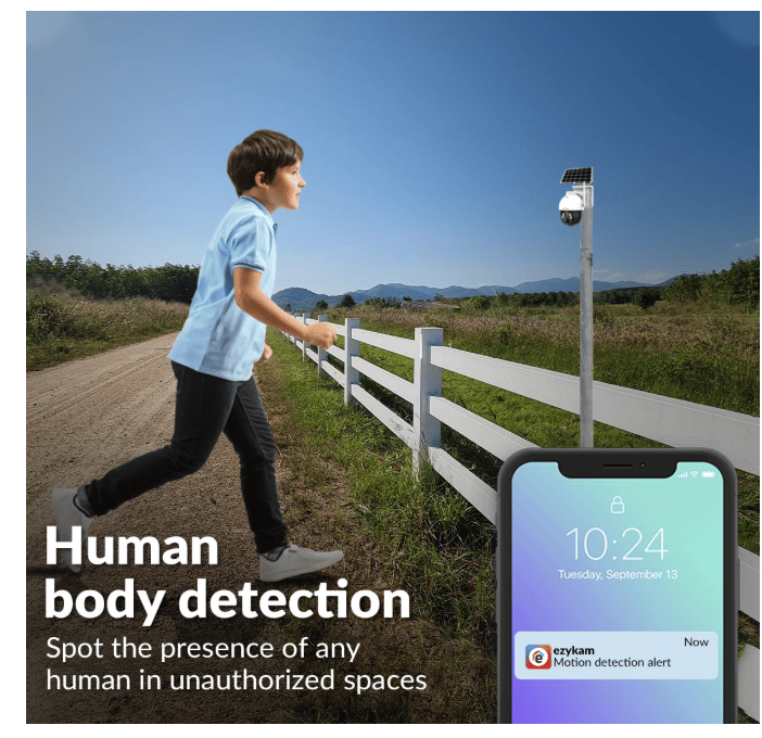 CP_Plus 4MP 2K QHD 4G Outdoor PT Solar Camera | Built-in Battery Support | Two Way Talk | PIR Motion Detection Alerts | Full Color Night Vision | SD Card (Up to 256 GB) CP-Z44R