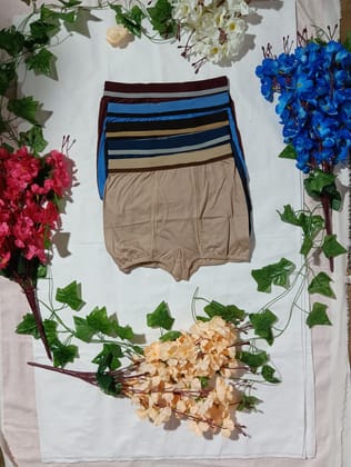 PACK OF 5 Comfort Cotton Mini Trunks - Multicolour