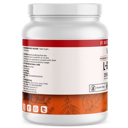 Vaastavik L Glutamine Powder Unflavoured 250 gm