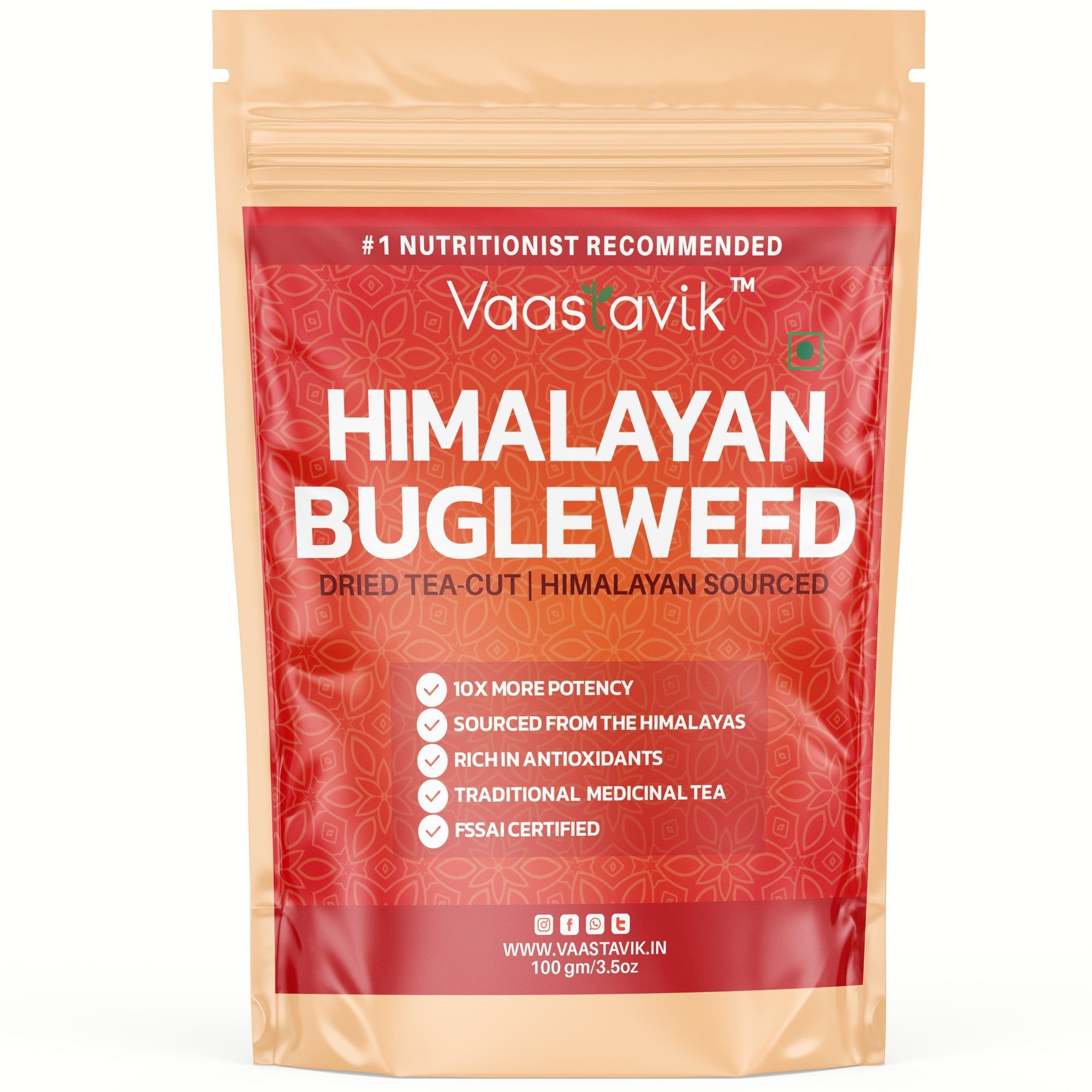 Vaastavik Bugleweed Loose Leaf Herbal Tea 100gm