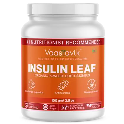 Vaastavik Insulin Leaf Costus Igneus Powder 100gm