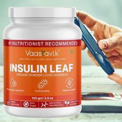 Vaastavik Insulin Leaf Costus Igneus Powder 100gm