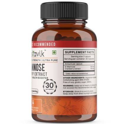 Vaastavik D-Mannose Capsule 500 mg