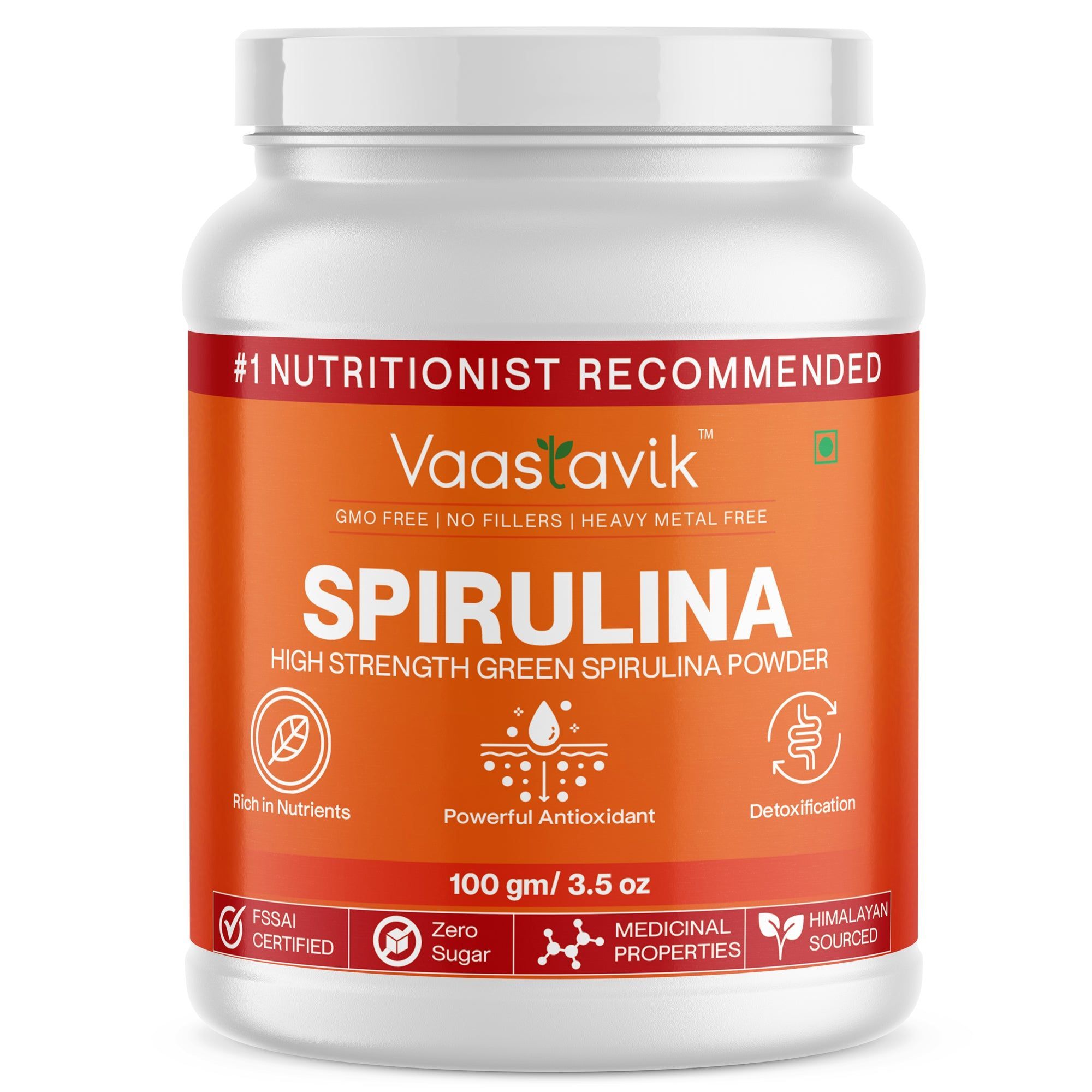 Vaastavik Spirulina Powder 100gm