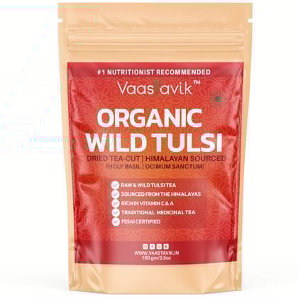 Vaastavik Pure Tulsi Holy Basil Tea 100 gm
