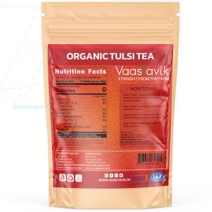 Vaastavik Pure Tulsi Holy Basil Tea 100 gm