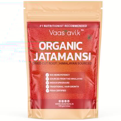 Vaastavik Jatamansi Root Hair Growth Spikenard Nardostachys Balchar herb 100gm