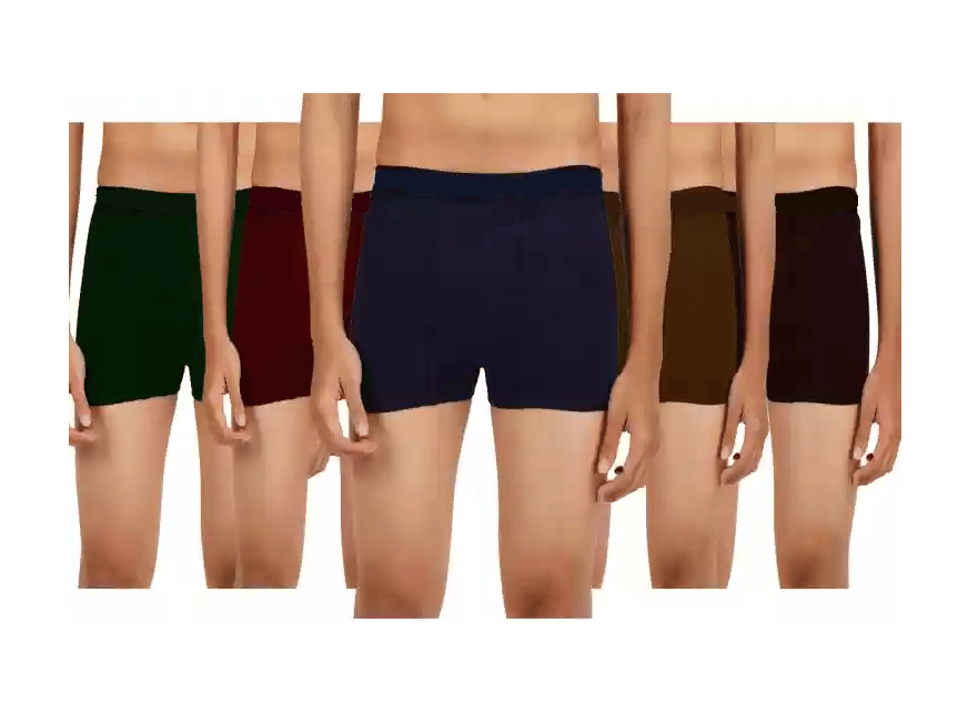 PACK OF 5 Premium Cotton Mini Trunks - Multicolour