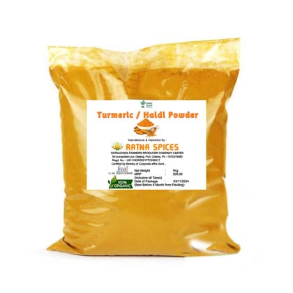Organic Haldi /Turmeric powder 1Kg
