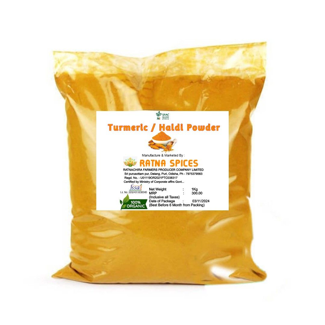 Organic Haldi /Turmeric powder 1Kg
