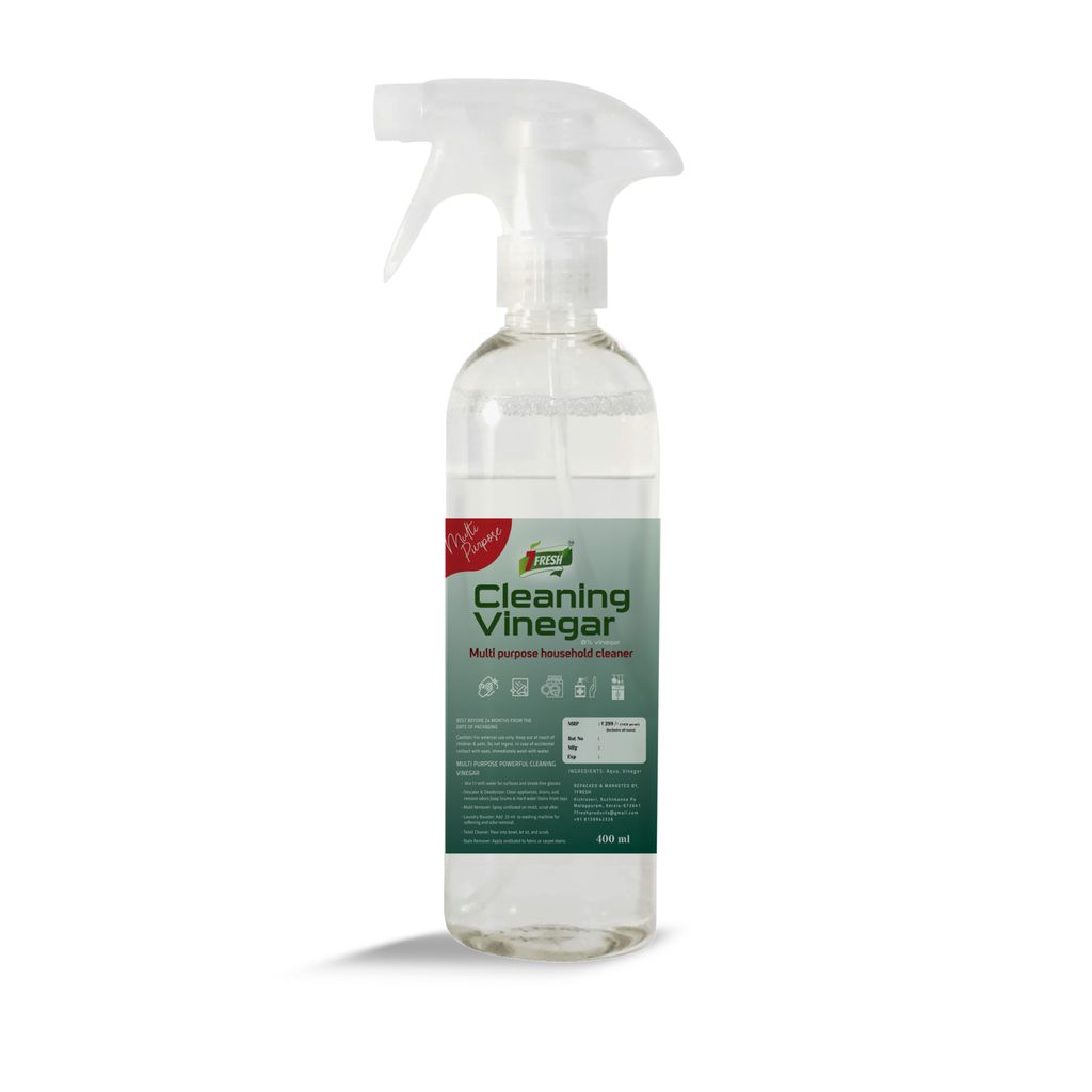 7Fresh CLEANING VINEGAR 8% Concentrated for Multipurpose Cleaning | Hardwater Stain Remover,Glass ,Limescale, Fruits & Vegetable,Fridge Odour Remover