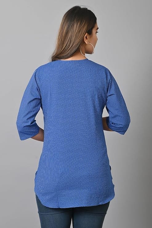 SAGAFASHION Womens Cotton Short Kurta