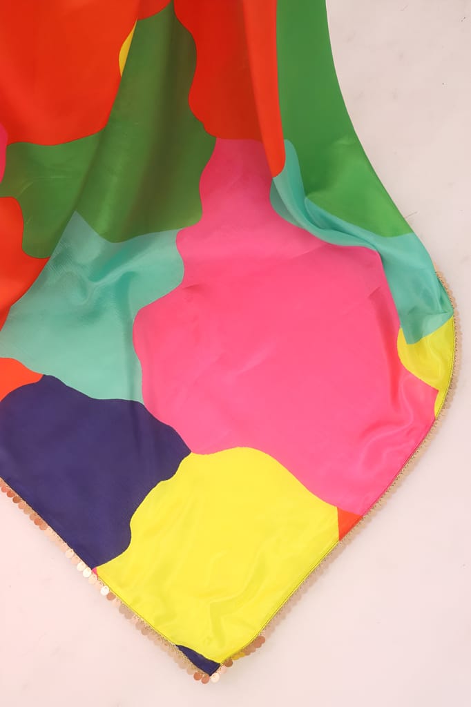 Readymade Designer Partywear sarees with stitched blouse New Ready To Wear Saree